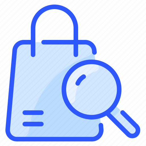 Bag, online, product, search, shopping icon - Download on Iconfinder