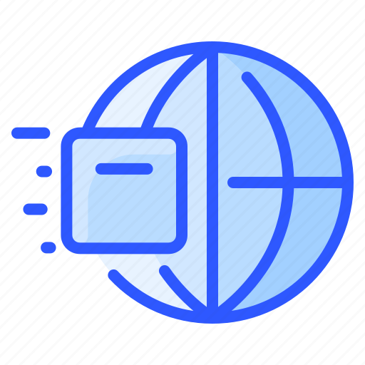 Box, delivery, shipping, shopping, wide, world icon - Download on Iconfinder