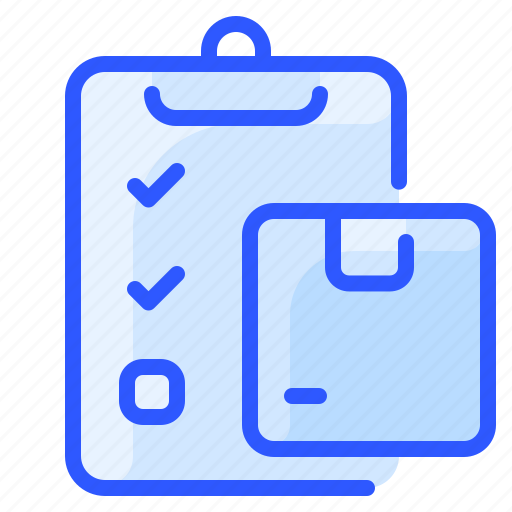 Box, delivery, package, receipt, verification icon - Download on Iconfinder