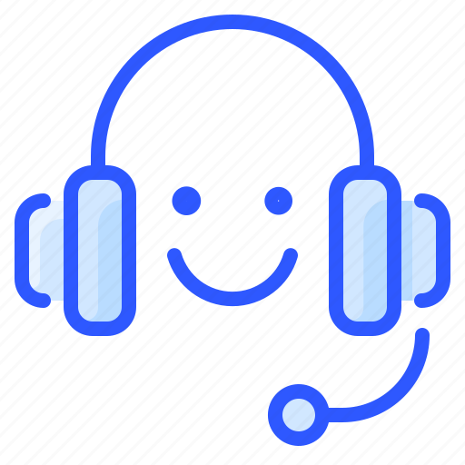 Customer, headphone, headset, service, support icon - Download on Iconfinder