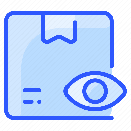 Box, delivery, package, parcel, tracking, view icon - Download on Iconfinder