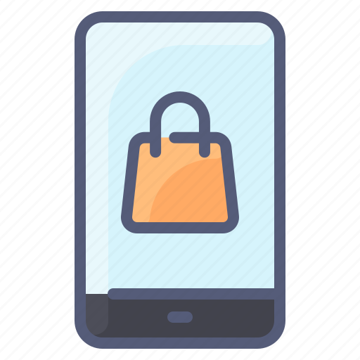 Bag, ecommerce, online, shopping, smartphone icon - Download on Iconfinder