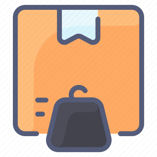 Box, delivery, package, scale, shipping, weight icon - Download on Iconfinder