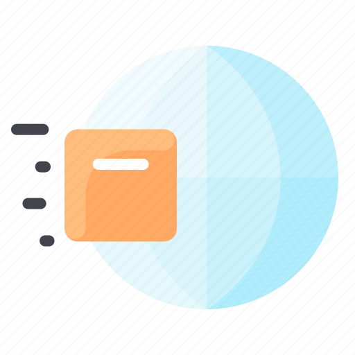 Box, delivery, shipping, shopping, wide, world icon - Download on Iconfinder