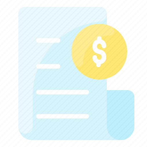 Bill, ecommerce, invoice, payment, receipt icon - Download on Iconfinder