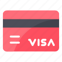 card, credit, debit, ecommerce, payment, visa