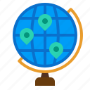 globe, international, location, maps, placeholder
