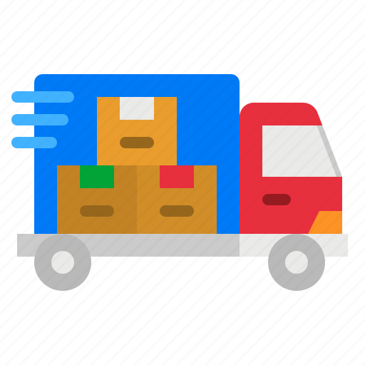 Delivery, logistic, shipping, transport, truck icon - Download on Iconfinder