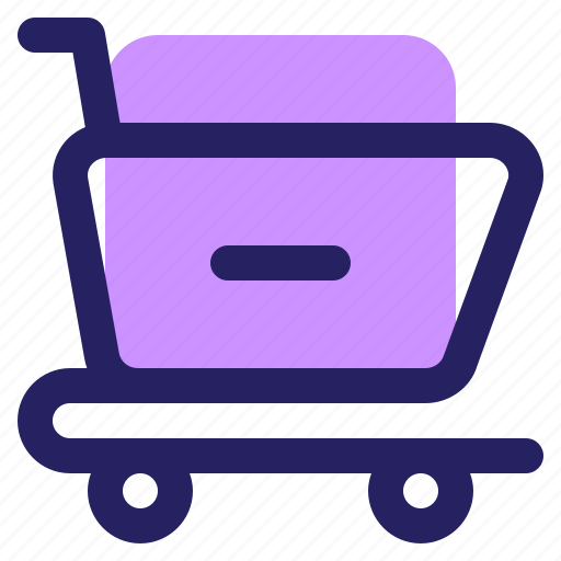 Shopping, minus, cart, ecommerce icon - Download on Iconfinder