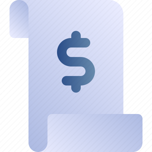 Invoice, bill, dollar, receipt, money icon - Download on Iconfinder