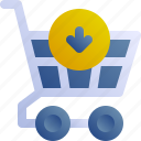 cart, trolley, ecommerce, add, shopping