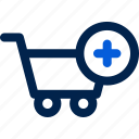 ecommerce, shopping, cart, add cart, basket, add, store