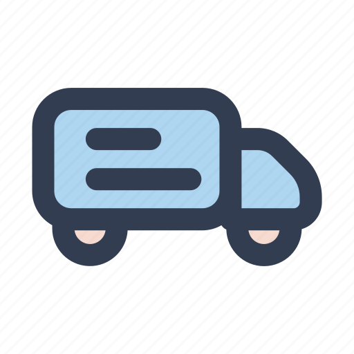 Delivery, shipping, package, truck, transportation, vehicle icon - Download on Iconfinder