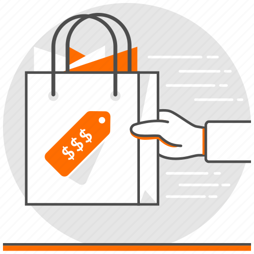 Concept, delivery, ecommerce, fast, fast delivery, paper bag, shopping bag icon - Download on Iconfinder