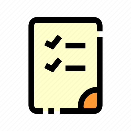 Checklist, list, check, task, mark, document icon - Download on Iconfinder