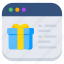 online gift, online present, giftbox, online reward, online parcel 