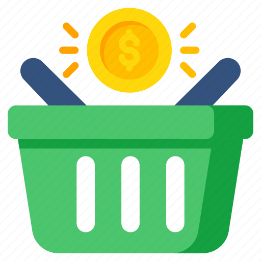 Shopping basket, shopping bucket, grocery bucket, commerce, grocery basket icon - Download on Iconfinder