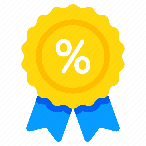 Discount badge, quality badge, ranking badge, achievement, ribbon badge icon - Download on Iconfinder