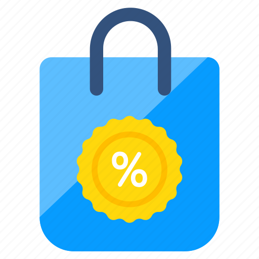 Shopping discount, tote, jute, buy, handbag icon - Download on Iconfinder