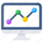 polyline chart, online graph, online data analytics, online infographic, online statistics 