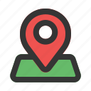 maps, and, location, map, placeholder, position, pin
