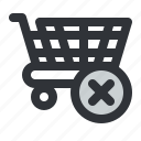ecommerce, buy, cart, remove, shopping