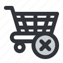 ecommerce, buy, cart, remove, shopping