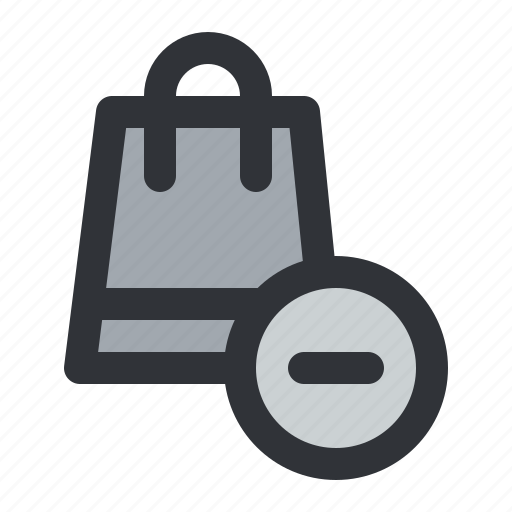 Ecommerce, bag, buy, cart, minus, remove, shopping icon - Download on Iconfinder