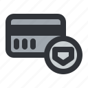 ecommerce, card, payment, secure, shield