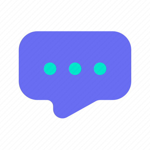 Message, chat, communication, bubble, talk, conversation, ellipses icon - Download on Iconfinder