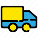 truck, shipping, transport, package