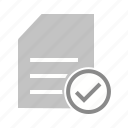 checklist, document, items, list, paper, task, tick
