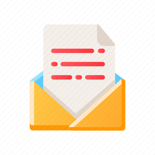 Document, envelope, letter, mail, mailbox, message, receive icon - Download on Iconfinder
