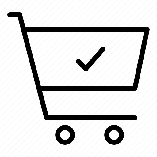 Cart, e-commerce, purchase, verified icon - Download on Iconfinder