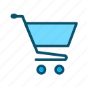 cart, shop, shopping, trolley