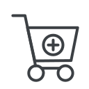 buy, trolley, shop, ecommerce, add, store, plus