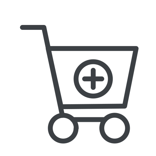 Buy, trolley, shop, ecommerce, add, store, plus icon - Free download