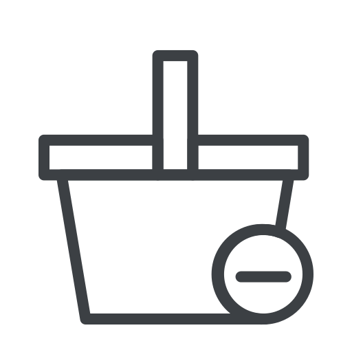 Delete, trolley, shopping, cart, shop, ecommerce, remove icon - Free download