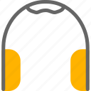 earphone, headphone, music