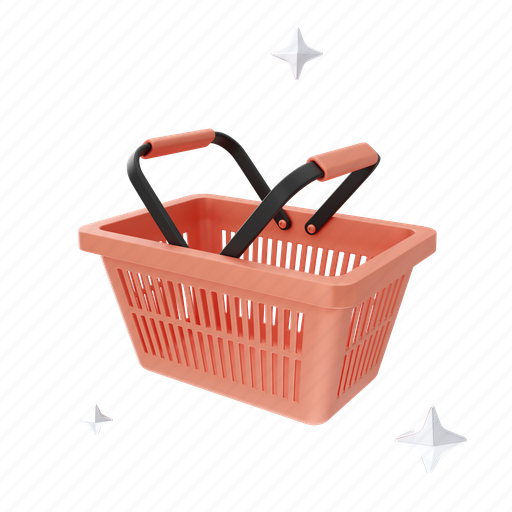 Ecommerce, cart, basket, trolley, shop, buy, business 3D illustration - Download on Iconfinder