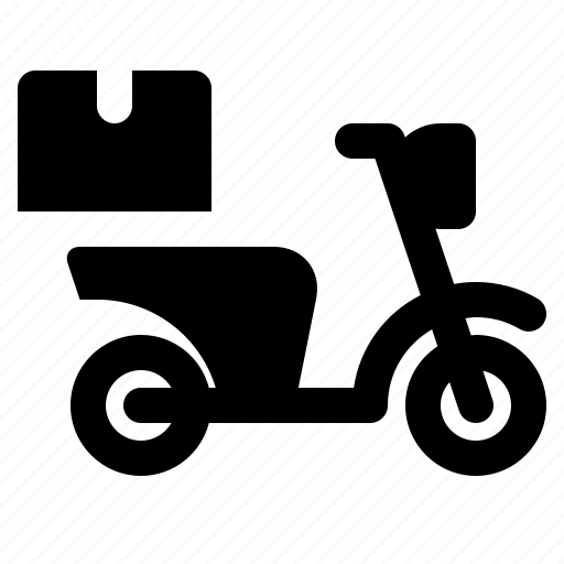 Motorcycle, shipping, delivery, box, package icon - Download on Iconfinder