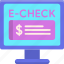 check, currency, dollar, electronic 
