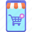 buy, cart, mobile, shopping 