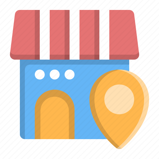Business, ecommerce, location, shop, shop location icon - Download on Iconfinder