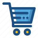 basket, buying, cart, shopping, trolley