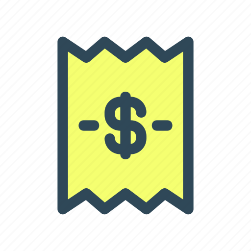 Bill, finance, invoice, paper, payment, receipt, tax icon - Download on Iconfinder