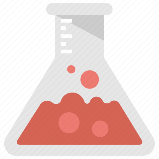 Chemical flask, lab experiment, lab research, laboratory apparatus, scientific research icon - Download on Iconfinder