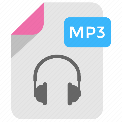 Audio document, file format, mp3 file, mp3 file extension, music file icon - Download on Iconfinder