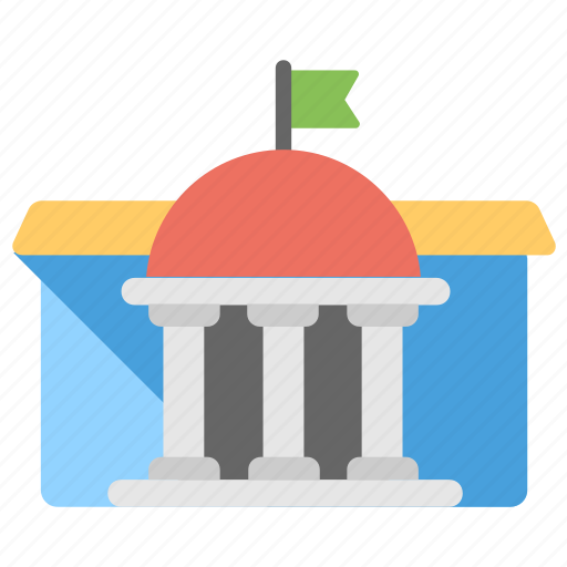 Academic building, educational building, high school, institute, school building icon - Download on Iconfinder
