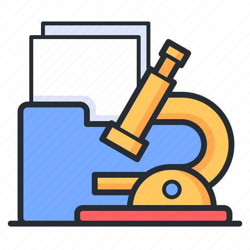 Research, microscope, data, science icon - Download on Iconfinder